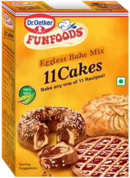 Dr. Oetker Eggless Cake Mix 11 Cakes 250g