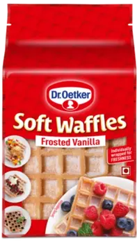 Dr. Oetker Soft Waffles Frosted Vanilla 250g