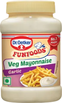 Dr. Oetker Veg Mayonnaise Garlic 250g