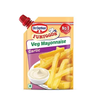 Dr. Oetker Veg Mayonnaise Garlic 100g