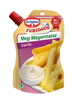 Dr. Oetker Veg Mayonnaise Garlic 100g