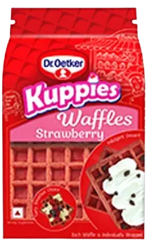 Dr. Oetker Strawberry waffles 180g
