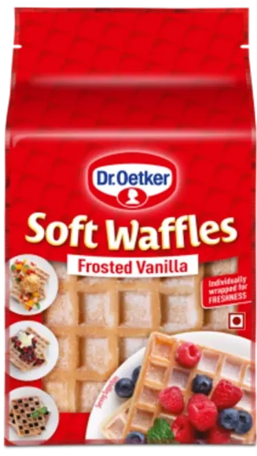 Dr. Oetker Soft Waffles Frosted Vanilla 250g