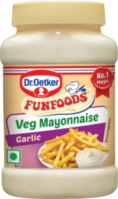 Dr. Oetker Veg Mayonnaise Garlic 250g