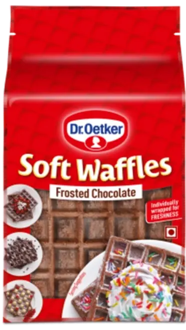 Dr. Oetker Soft Waffles Frosted Chocolate 250g
