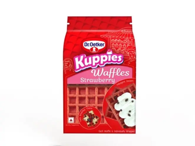Dr. Oetker Strawberry waffles 180g