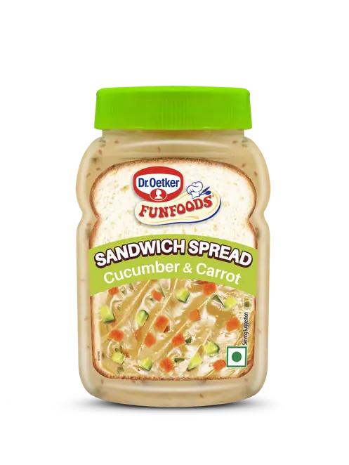 Dr. Oetker Sandwich Spread Veg Cucumber & Carrot 250g
