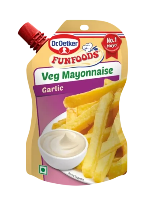 Dr. Oetker Veg Mayonnaise Garlic 100g