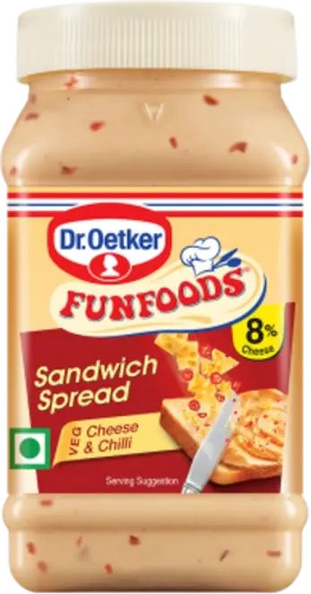 Dr. Oetker Sandwich Spread Veg Cheese & Chilli 250g
