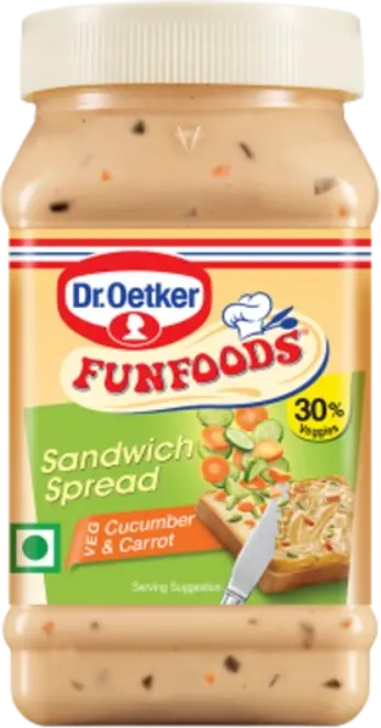 Dr. Oetker Sandwich Spread Veg Cucumber & Carrot 250g