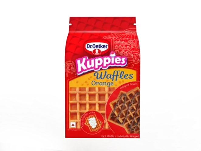 Dr. Oetker Dr Oetker Kuppies orange waffles 
