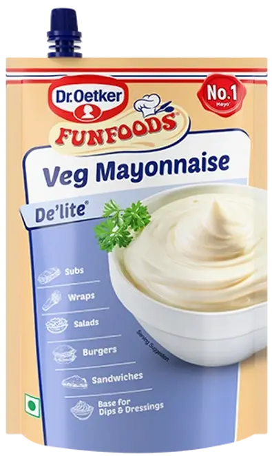 Dr. Oetker Veg Mayonnaise De'lite 400g