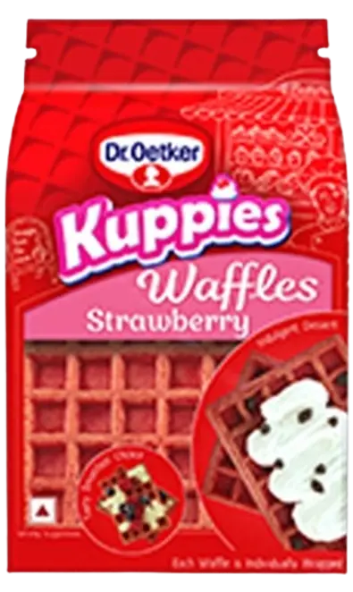 Dr. Oetker Strawberry waffles 180g