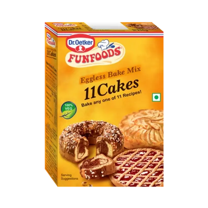 Dr. Oetker Eggless Cake Mix 11 Cakes 250g