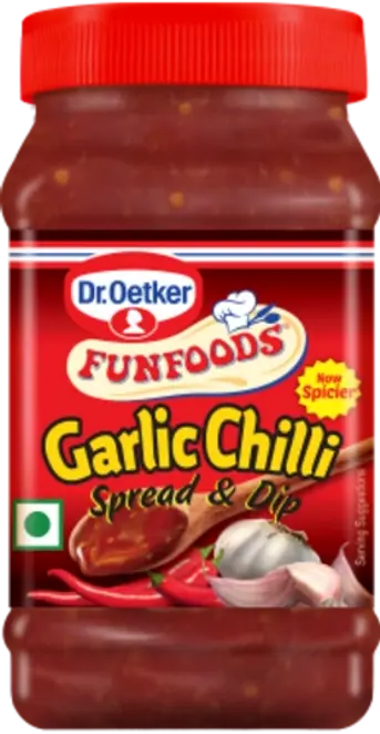 Dr. Oetker Garlic Chilli Spread & Dip 250g
