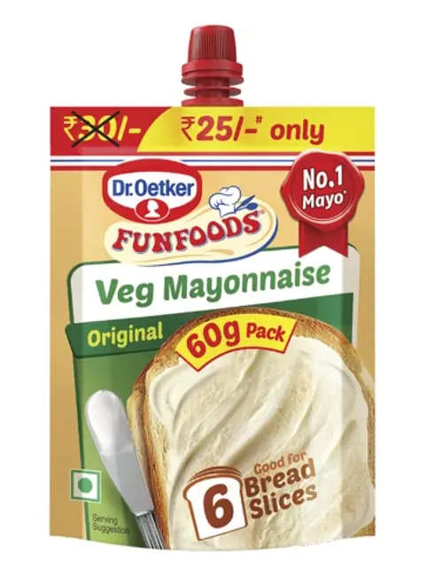 Dr. Oetker Veg Mayonnaise De'Lite 500g
