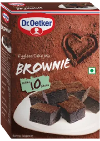 Dr. Oetker Eggless Cake Mix Brownie