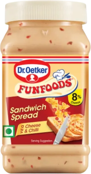 Dr. Oetker FunFoods Sandwich Spread Veg Cheese & Chilli