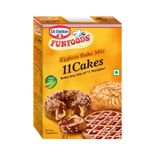 Dr. Oetker FunFoods Eggless Bake Mix 11 Cakes