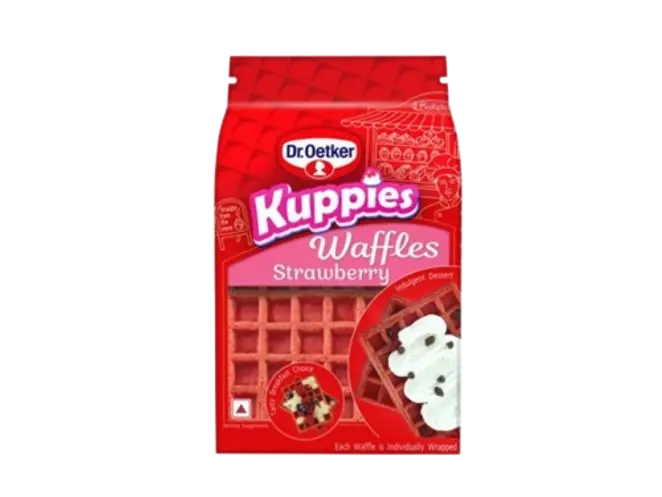 Dr. Oetker Strawberry waffles 180g
