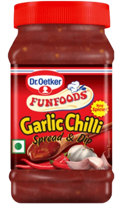 Dr. Oetker Garlic Chilli Spread & Dip 250g