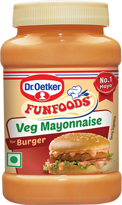 Dr. Oetker Veg Mayonnaise Burger 250g