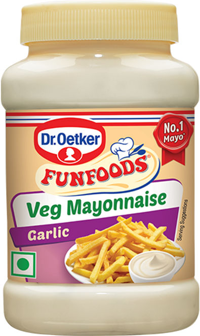 Dr. Oetker Veg Garlic Mayonnaise 250g
