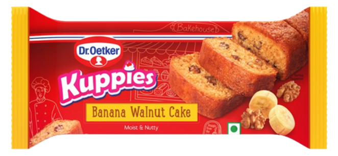 Dr. Oetker Banana Walnut Pound Cake 125g