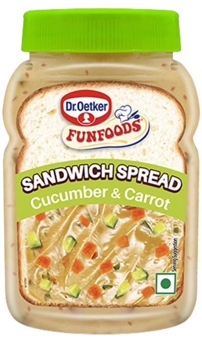 Dr. Oetker Sandwich Spread Cucumber and Carrot 225g