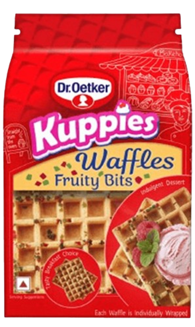 Dr. Oetker Fruity Bitz Waffles 180g