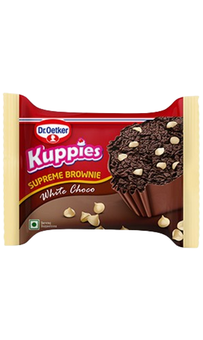 Dr. Oetker White Choco Chip Supreme Brownie 30g