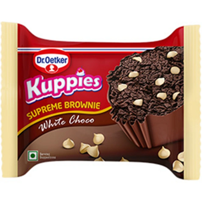 Dr. Oetker White Choco Chip Supreme Brownie 30g