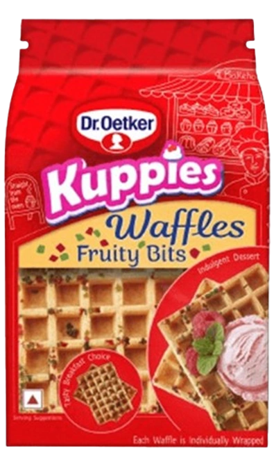 Dr. Oetker Fruity Bits Waffles 180g
