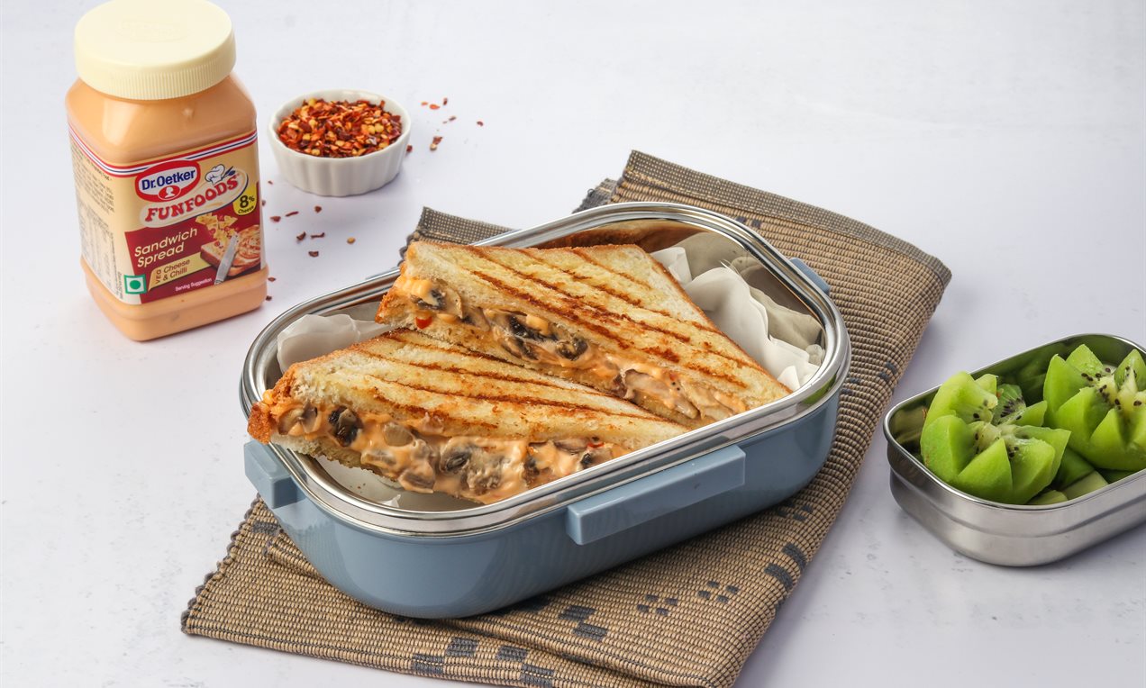 Mushroom Panini Recipe | Dr. Oetker