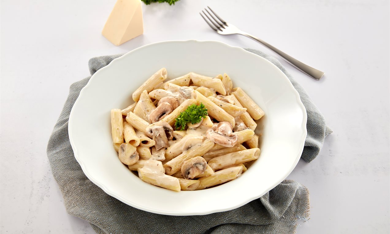 Penne in Mushroom Sauce Recipe | Dr. Oetker